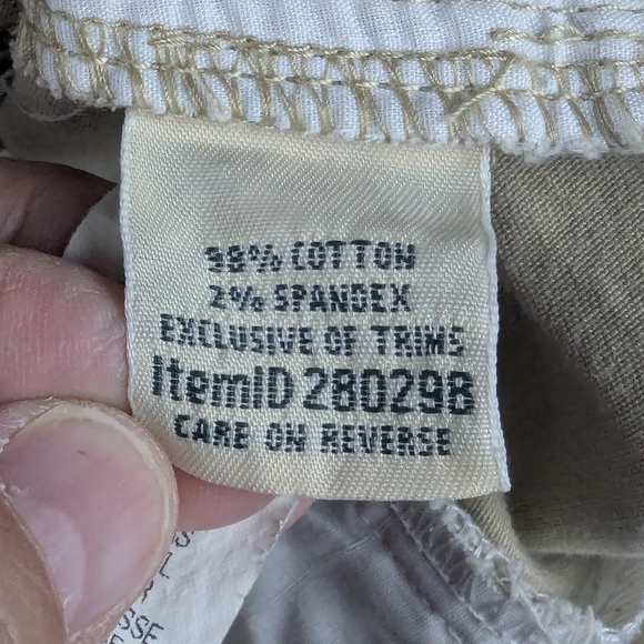 L.L.Bean Classic Fit Skirt Size 6 Stretch Khaki Colored - Picture 7 of 12